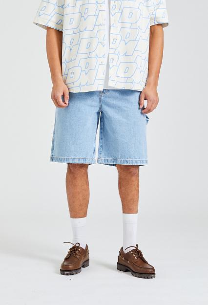 Drôle de Monsieur Le Short Jeans Délavé Light Blue